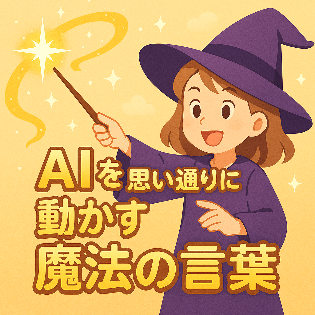 AIを思い通りに動かす魔法の言葉?生成AIへの質問(プロンプト)の基本を徹底解説!